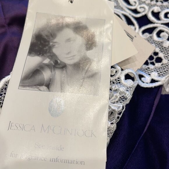 Jessica McClintcock vintage dress NWT size 10 Pit to pit 18 inch. - Picture 3 of 8